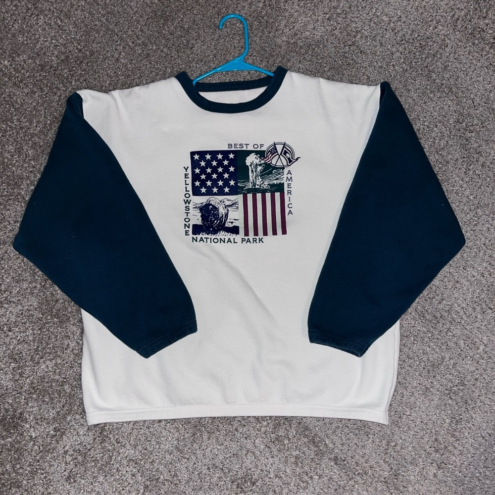 Yellowstone National park crewneck